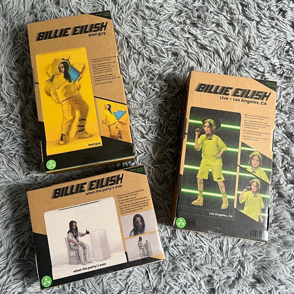 Billie Eilish live fashion doll bundle